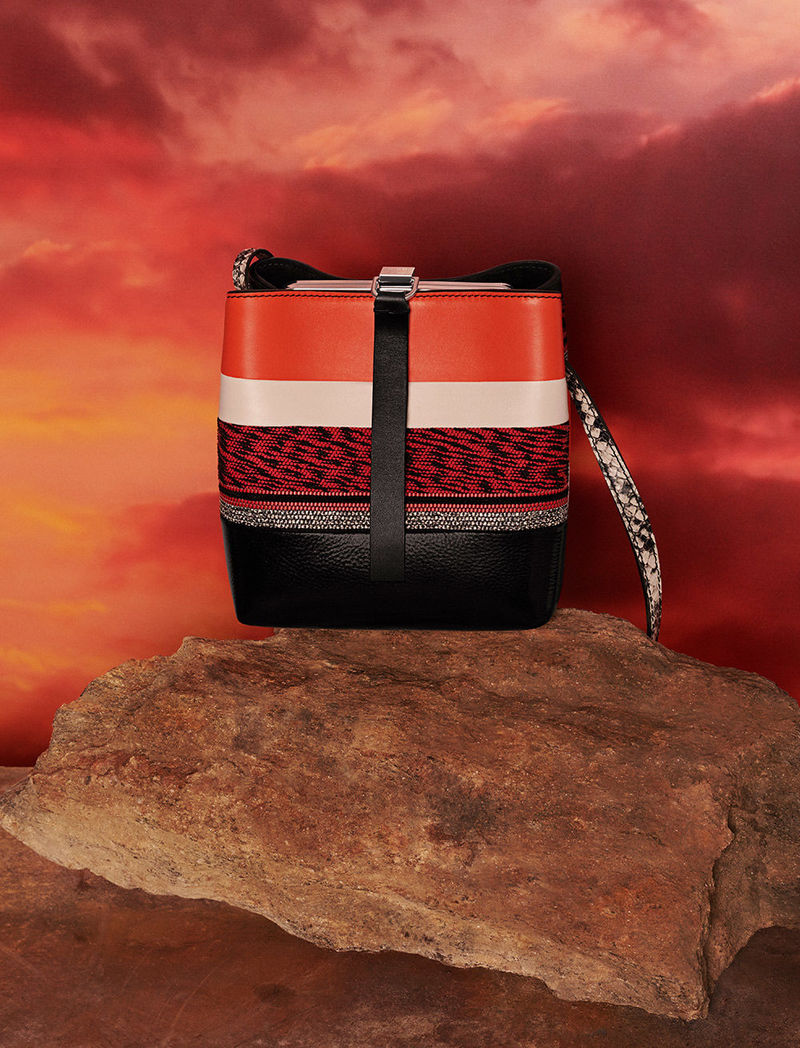 fall 2018 mini frame patchwork bag by matt jackson